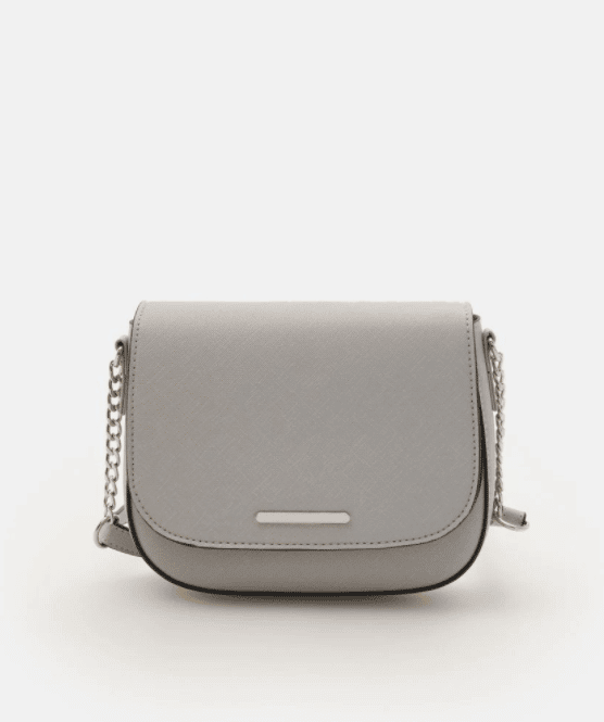 малка чанта, цвят сив