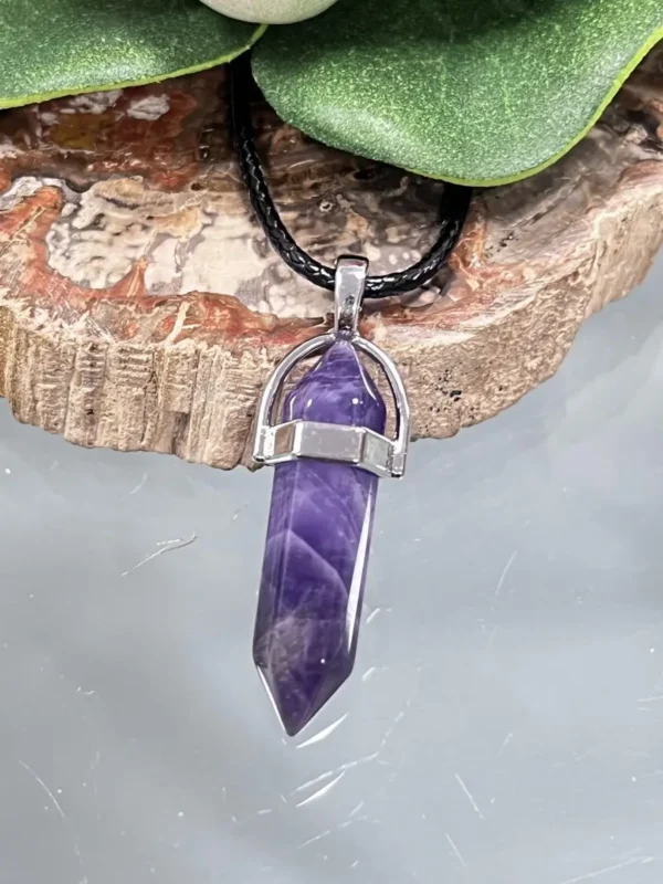 колие с кристал Аметист