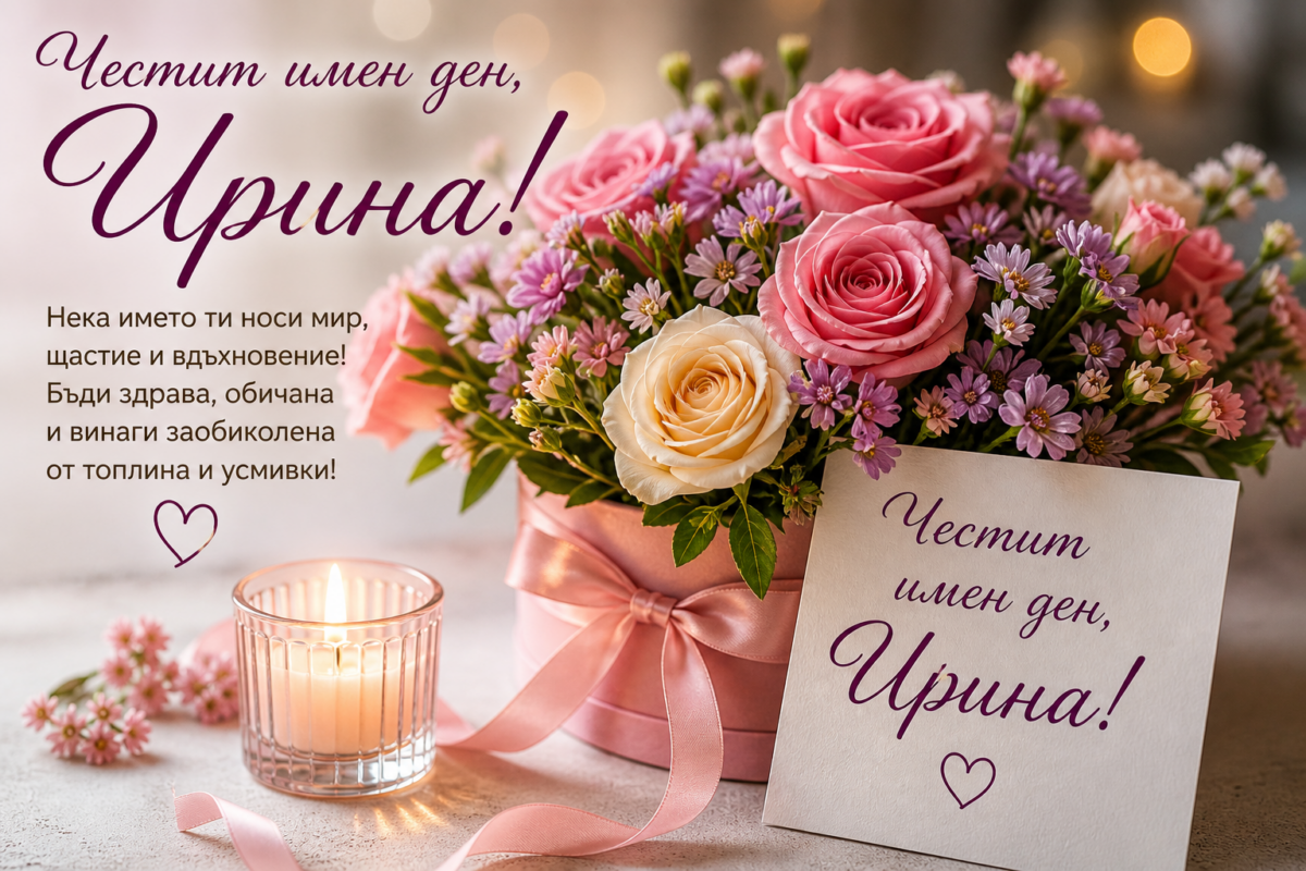 Ирина – име на мир, сила и вдъхновение